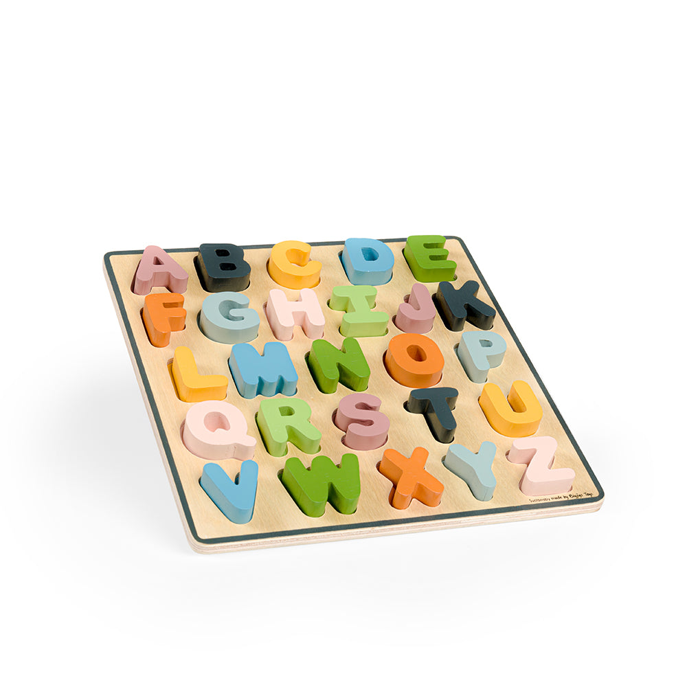 Bigjigs Wooden Abc Puzzle - Uppercase