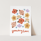 Growing Love Art Print by Kid of the Village (6 Sizes Available)