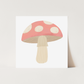 Mushroom Art Print In Pink by Kid of the Village (2 Sizes Available)
