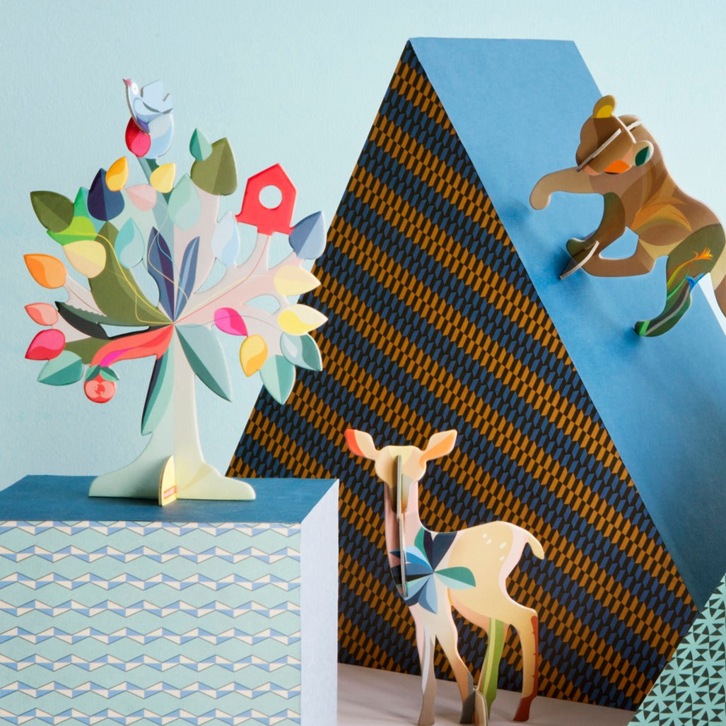 Studio Roof 3D Model Greeting Card - Dream Tree