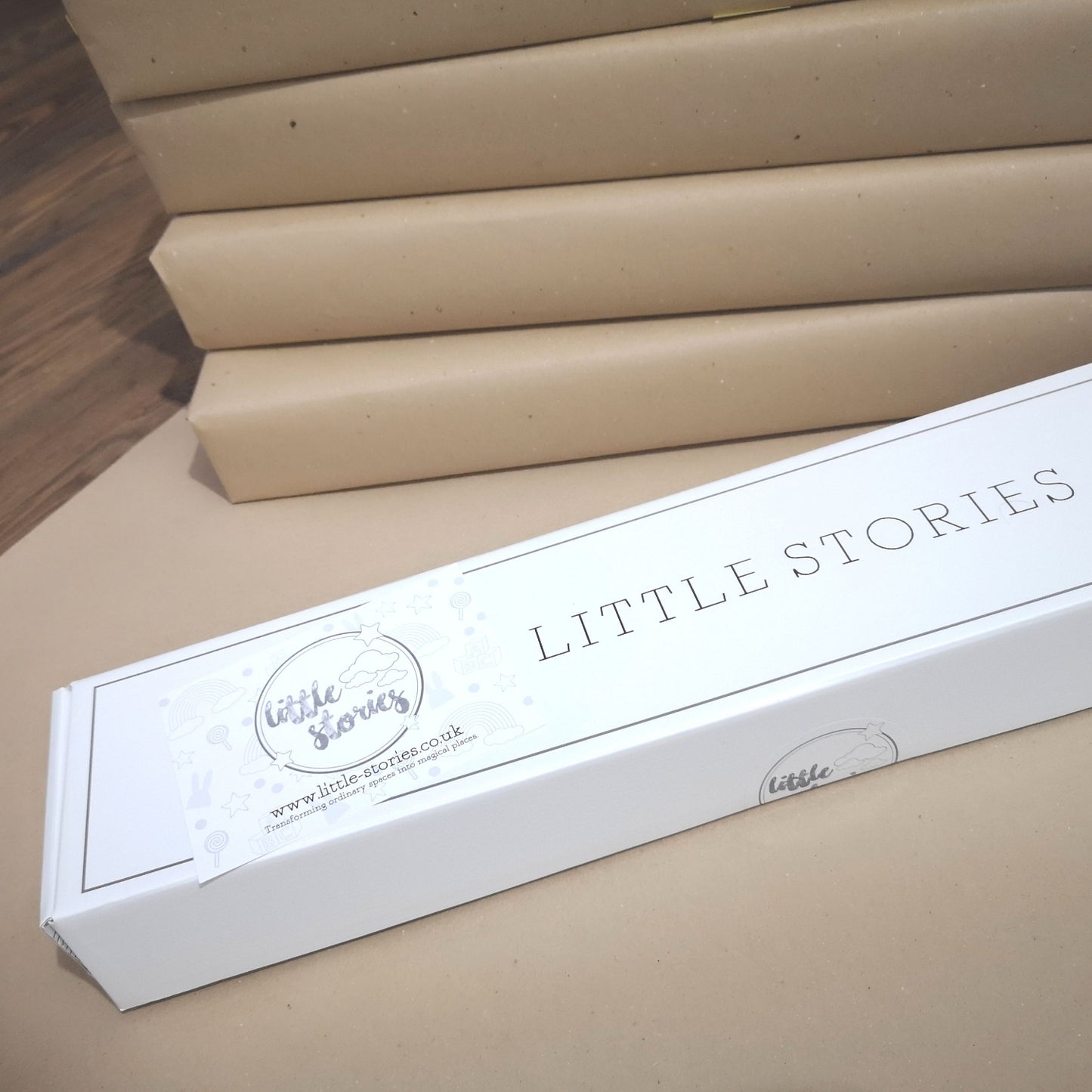 Little Stories Beech Wood Play Gym with Grey Charm