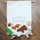 Little Stories Set of 7 Wooden Toy Animals - Woodland Friends