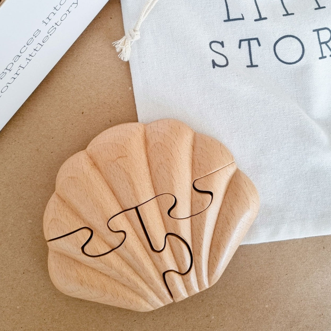 Little Stories Wooden Shell Puzzle Toy