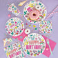 Paper Plates 8 Pack - Favorite Things Birthday 9" dinner plates