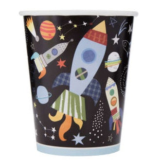 Paper Cups 8 Pack Outer Space