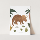 Triceratops Art Print by Kid of the Village (6 Sizes Available)