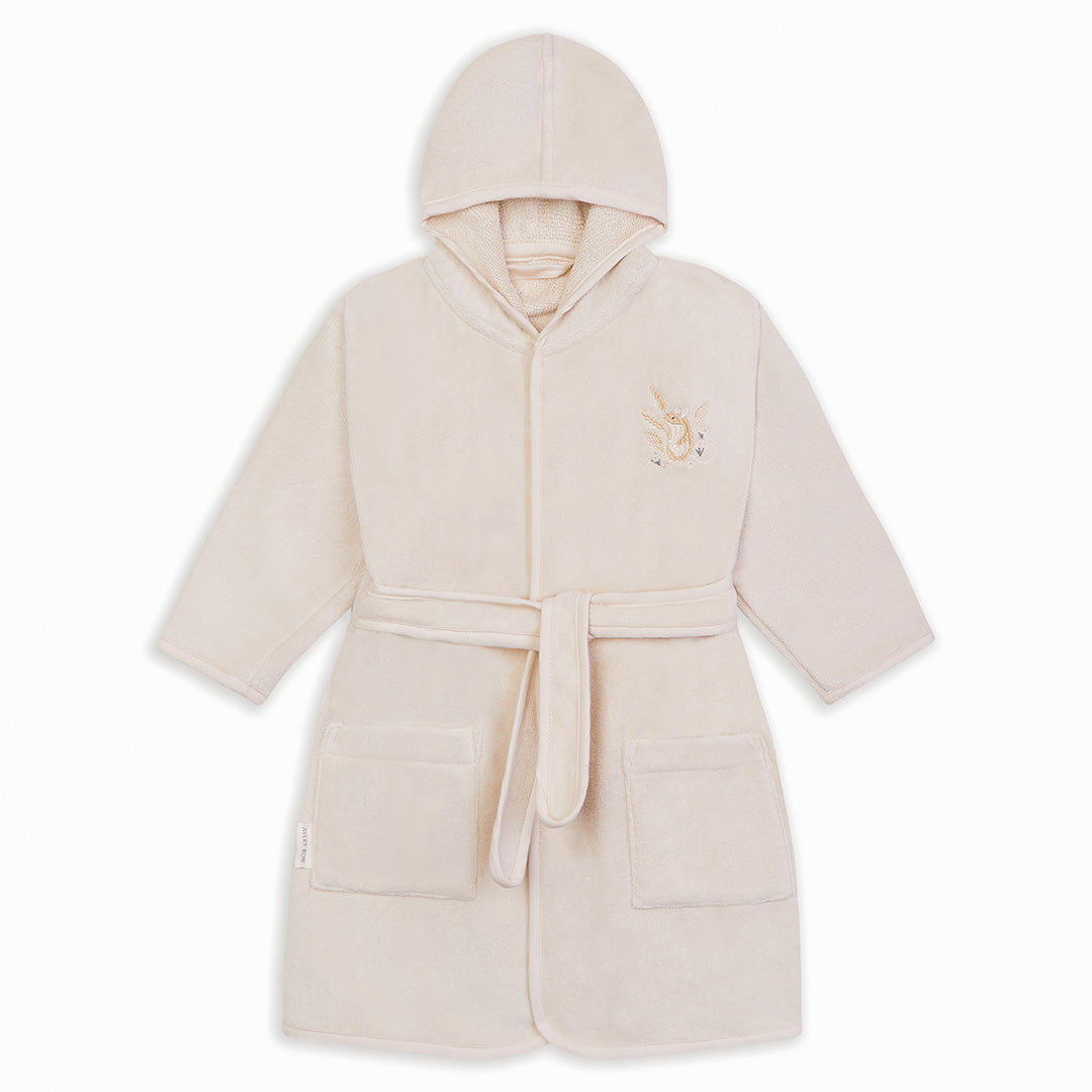 Avery Row Children's Towelling Robe - Mouse