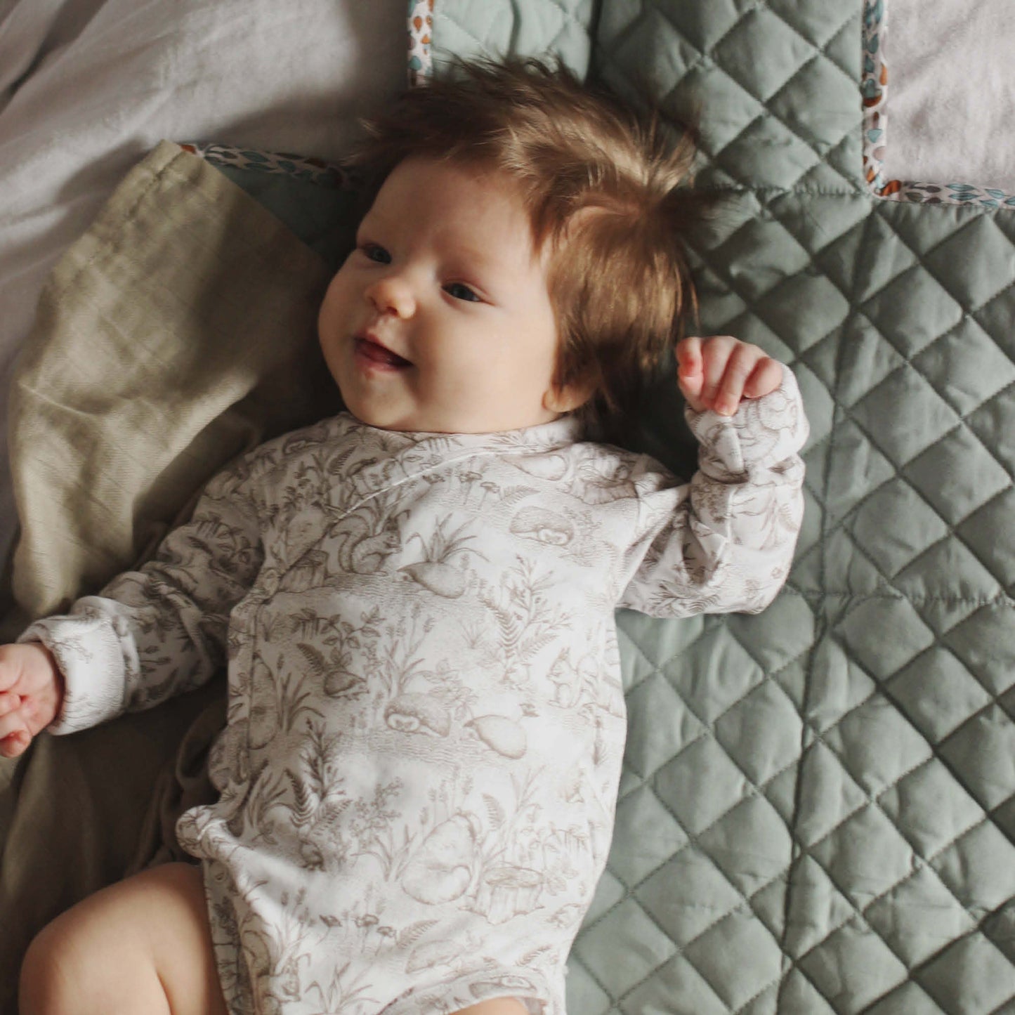 Avery Row Travel Baby Changing Mat - Woodland Walk