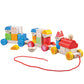 Bigjigs Wooden Build Up Pull-Along Train