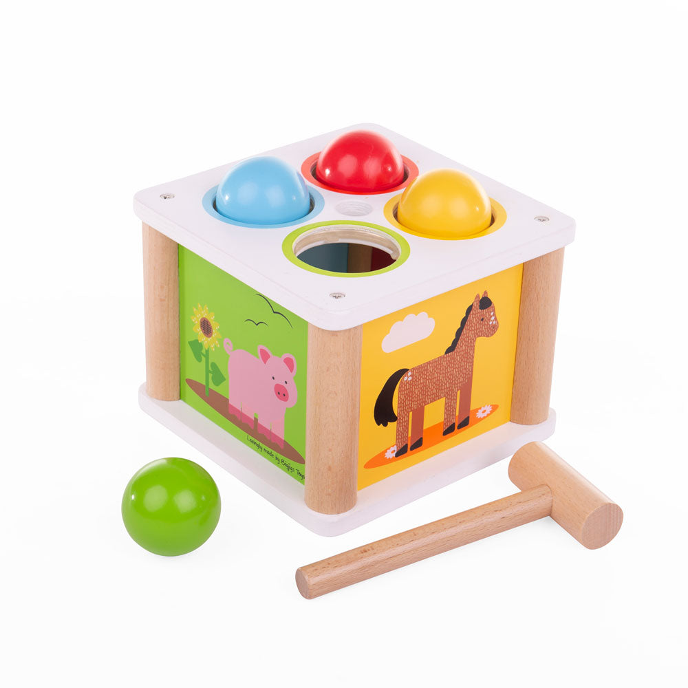 Bigjigs Wooden Tap Tap Ball Toy