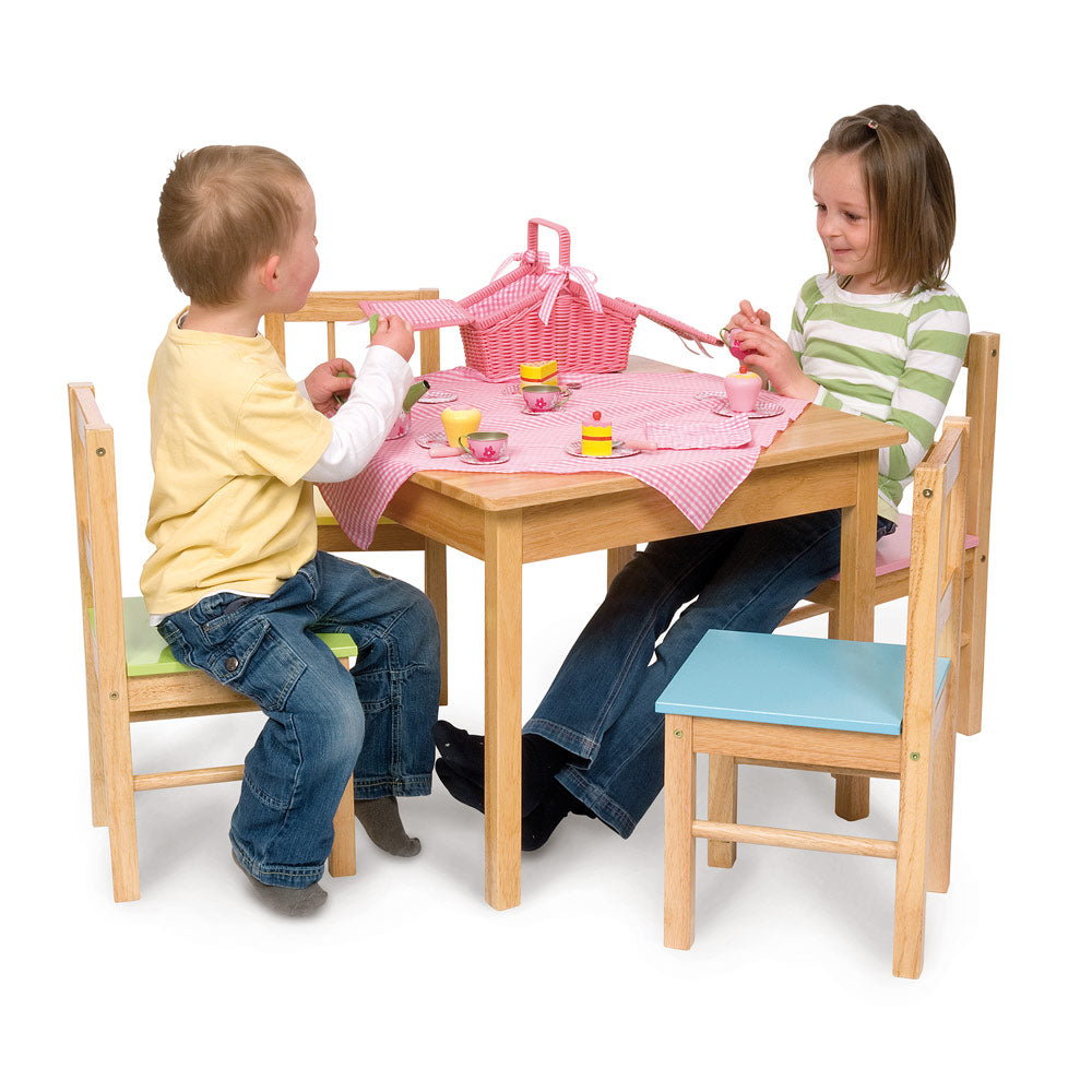 Bigjigs Plain Wooden Children's Table