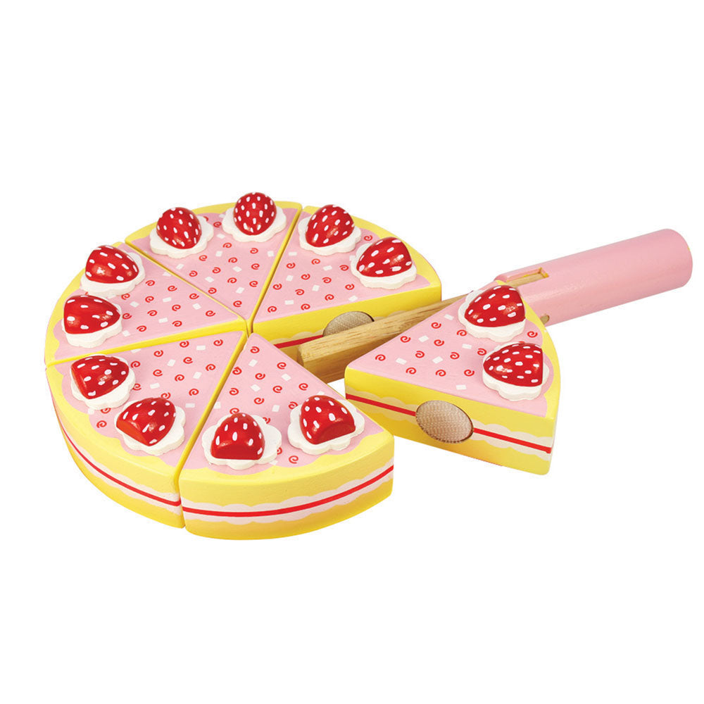 Bigjigs Wooden Strawberry Party Cake