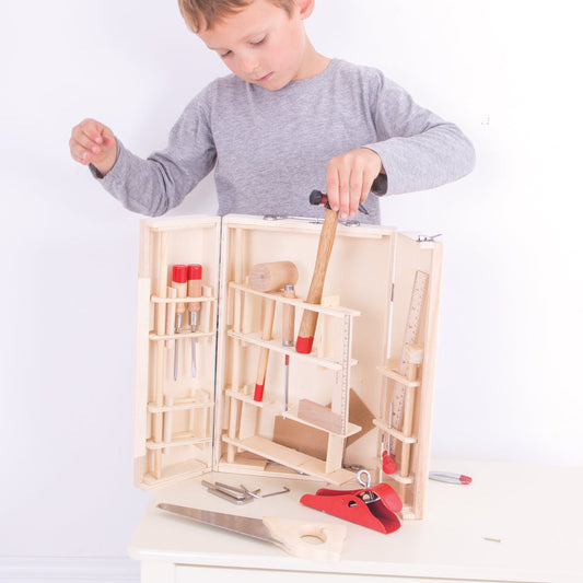 Bigjigs Wooden Junior Tool Box