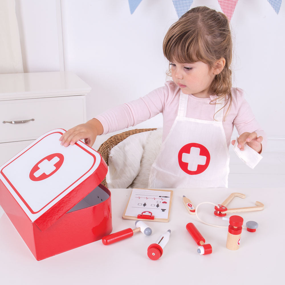 Bigjigs Wooden Toy Doctor's Kit