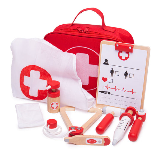 Bigjigs Wooden Toy Doctor's Kit