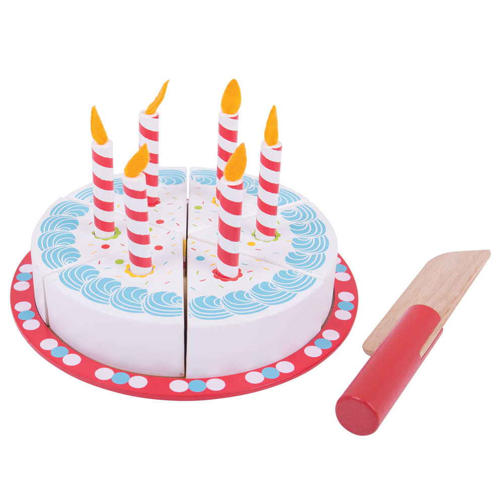 Bigjigs Wooden Birthday Cake Toy