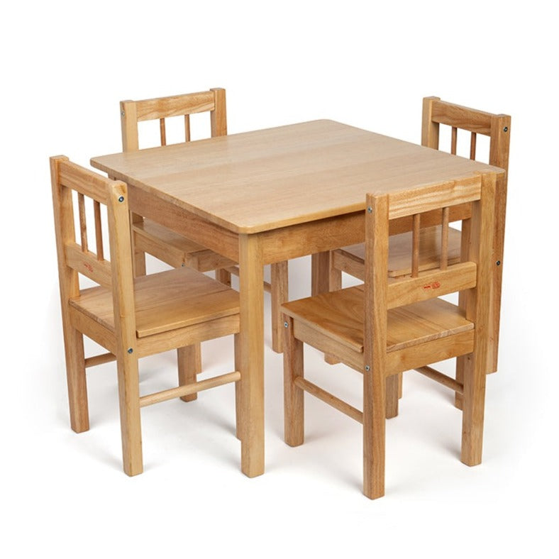 Bigjigs Natural Children's Table & Chair Pack