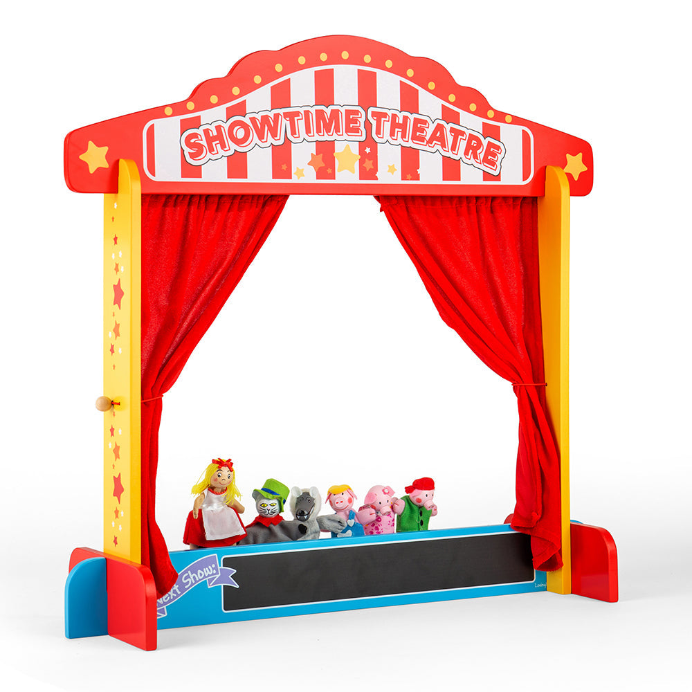 Bigjigs Wooden Puppet Theatre Bundle