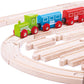 Bigjigs Rail Wooden Straights & Curves Track Pack