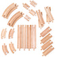 Bigjigs Rail Wooden Straights & Curves Track Pack