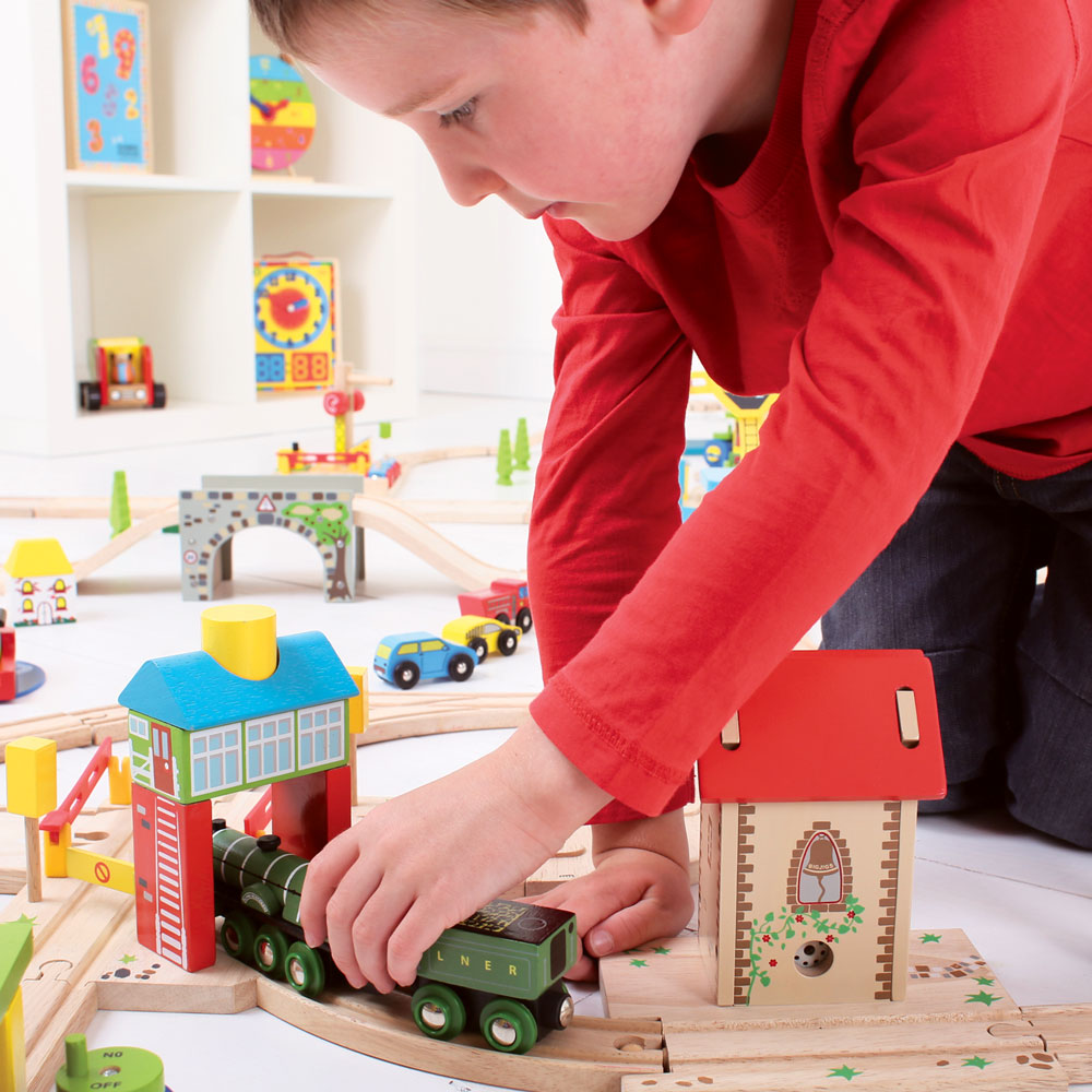 Bigjigs Rail Wooden Signal Box