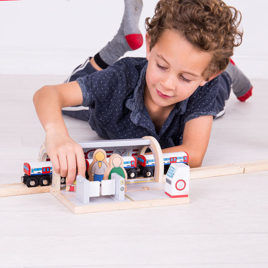 Bigjigs Rail Wooden Underground Station