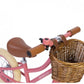 Banwood 'First Go!' Balance Bike & Basket - Coral Pink