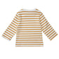 Dotty Dungarees Ochre Breton Stripe Top