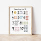 Counting to 10 Art Print by The Little Jones (15 Sizes Available)