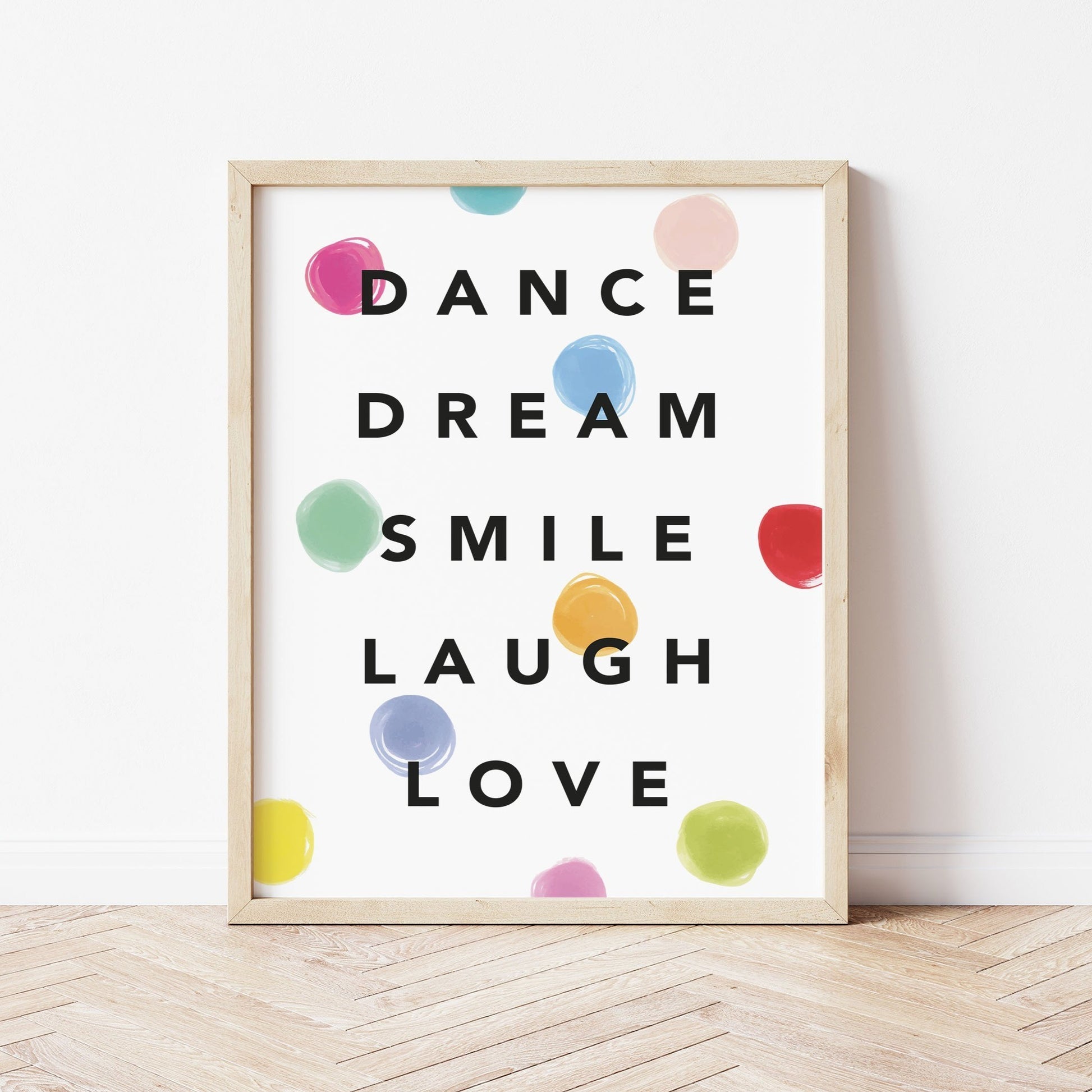 Dance Dream Confetti Art Print by The Little Jones (3 Sizes Available)