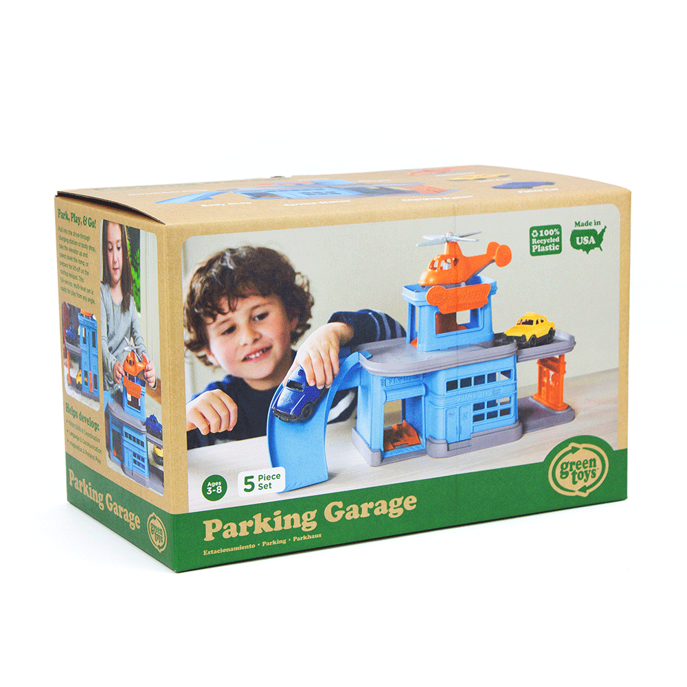 Green Toys Parking Garage Playset