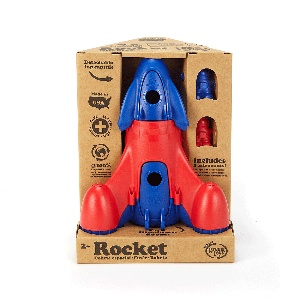 Green Toys Rocket - Red