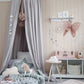 Bed Canopy In Shade of Cloud by The Handmade Scandi Co.