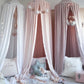 Bed Canopy In Soft Lavender by The Handmade Scandi Co.
