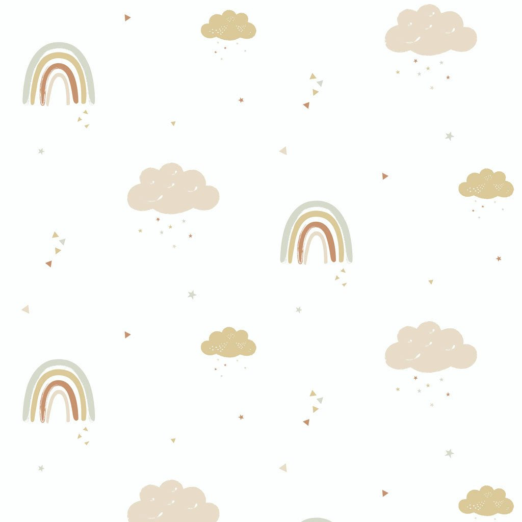 Hibou Home Wallpaper - Rainbows