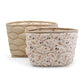 Avery Row Small Quilted Storage Baskets Set of 2 - Grasslands
