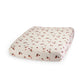 Avery Row Changing Cushion Fitted Sheet - Peaches