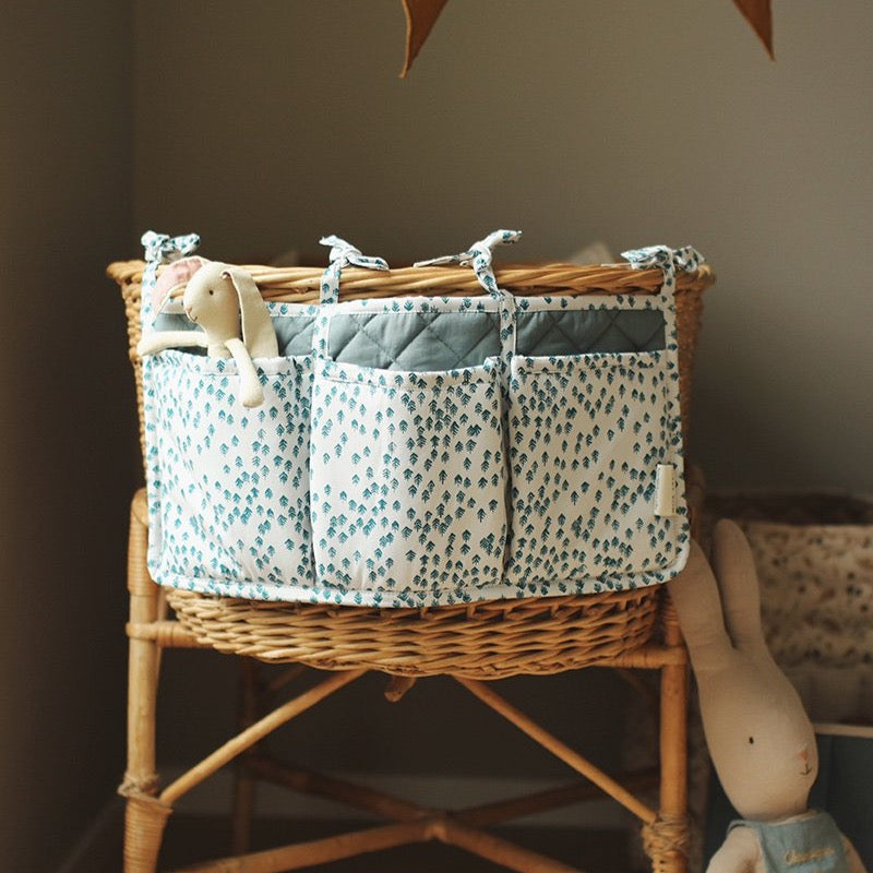 Avery Row Cot Organiser Pockets - Nordic Forest