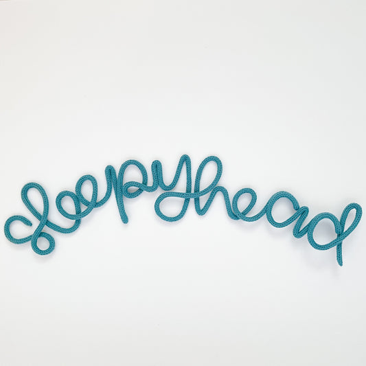 heykiddostudio 'Sleepyhead' Word Wall Sign