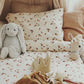 Avery Row Cotbed Organic Cotton Bedding Set - Peaches