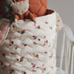 Avery Row Large Quilted Storage Basket - Peaches