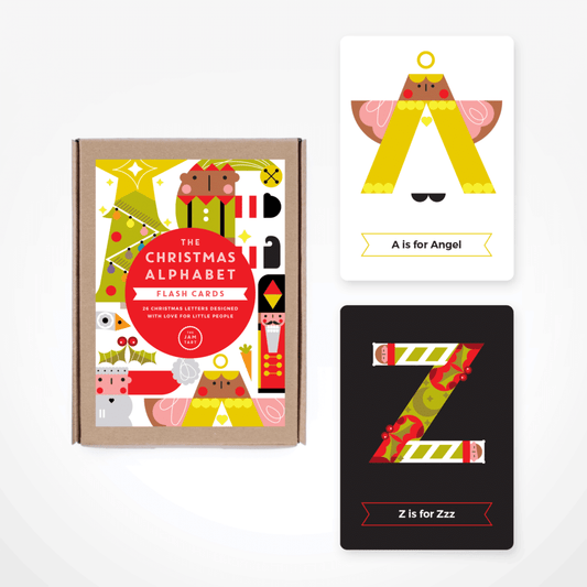Christmas Alphabet Flash Cards by The Jam Tart