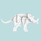 Studio Roof 3D Model - DIY Triceratops