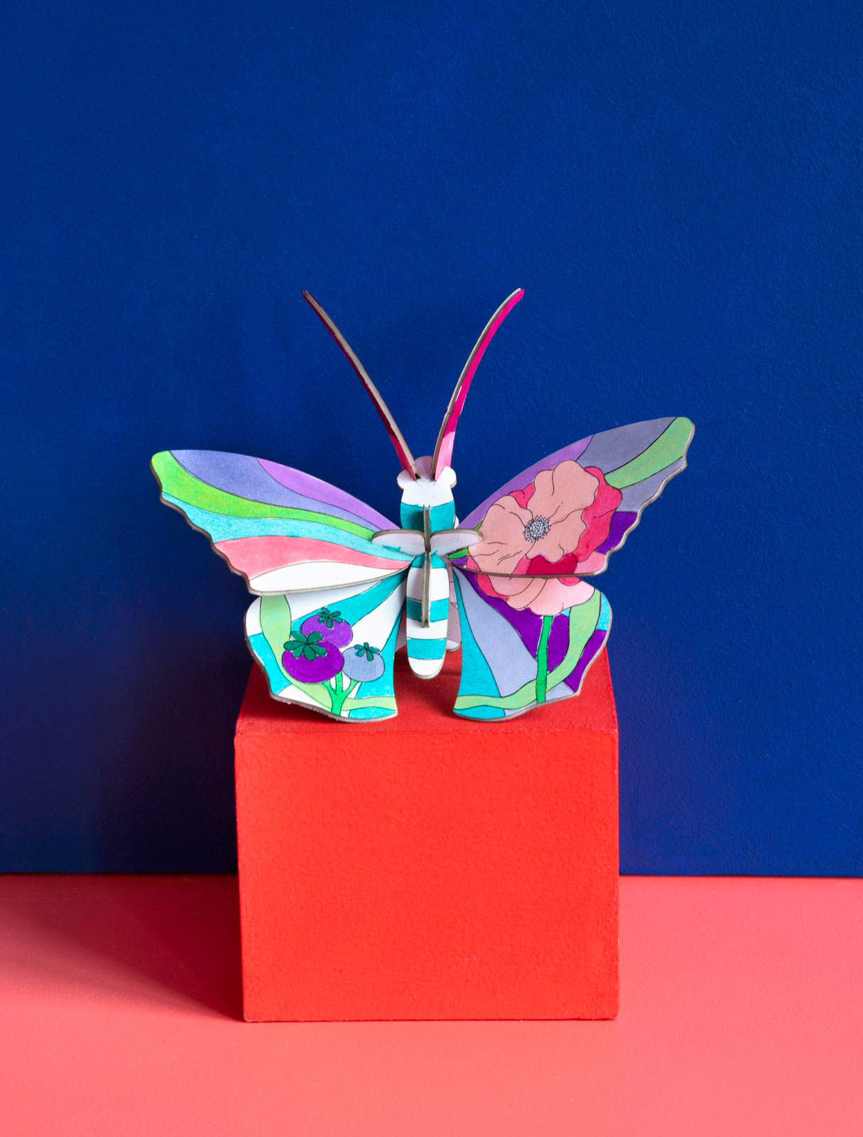 Studio Roof 3D Model - DIY Butterfly