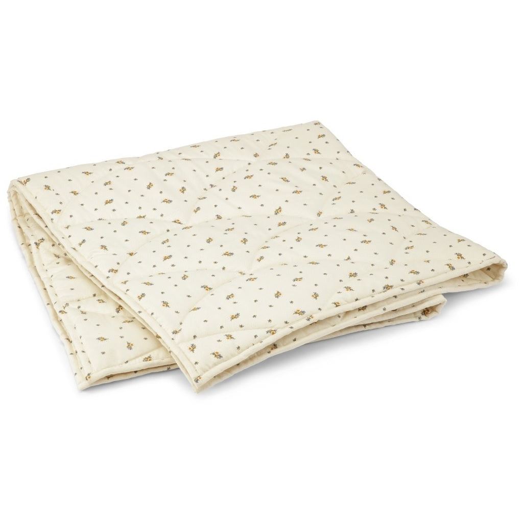 Konges Slojd Organic Cotton Baby Quilt - Flower Bouquet