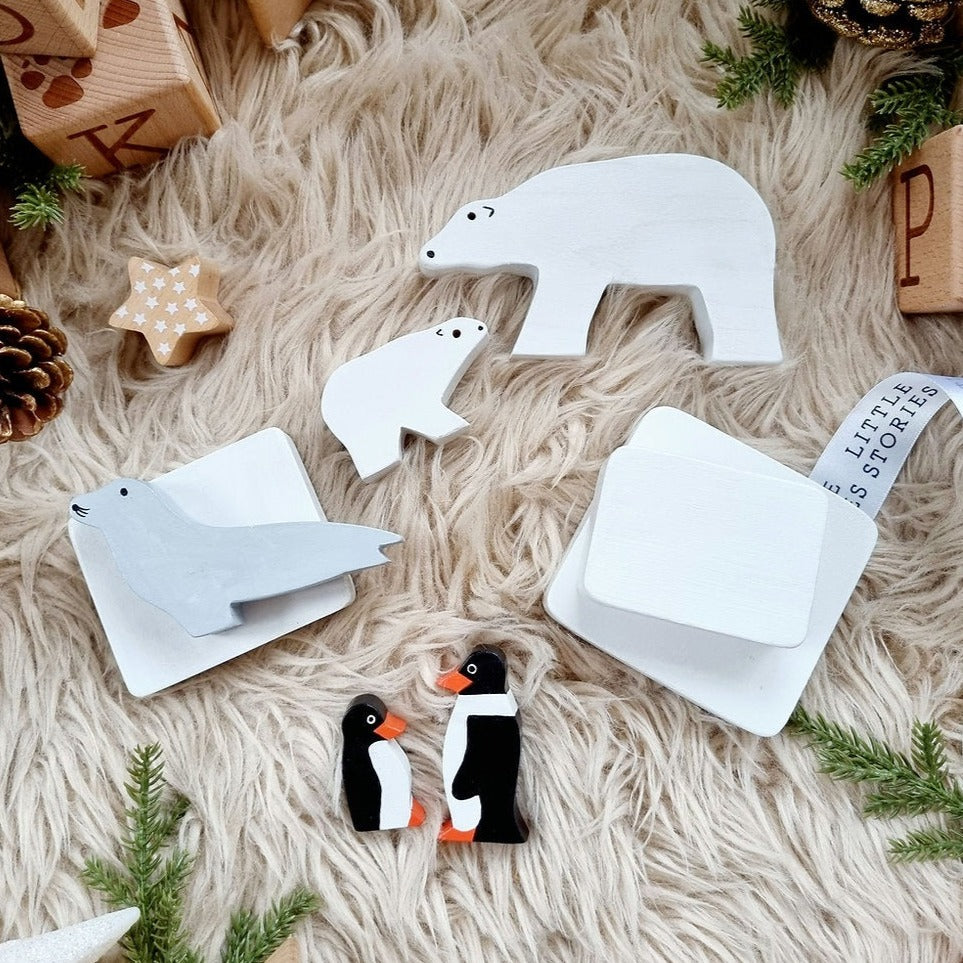 Little Stories Wooden Toy Set - Arctic Adventure