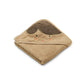 Liewood Organic Albert Hooded Baby Towel - Doll/Oat