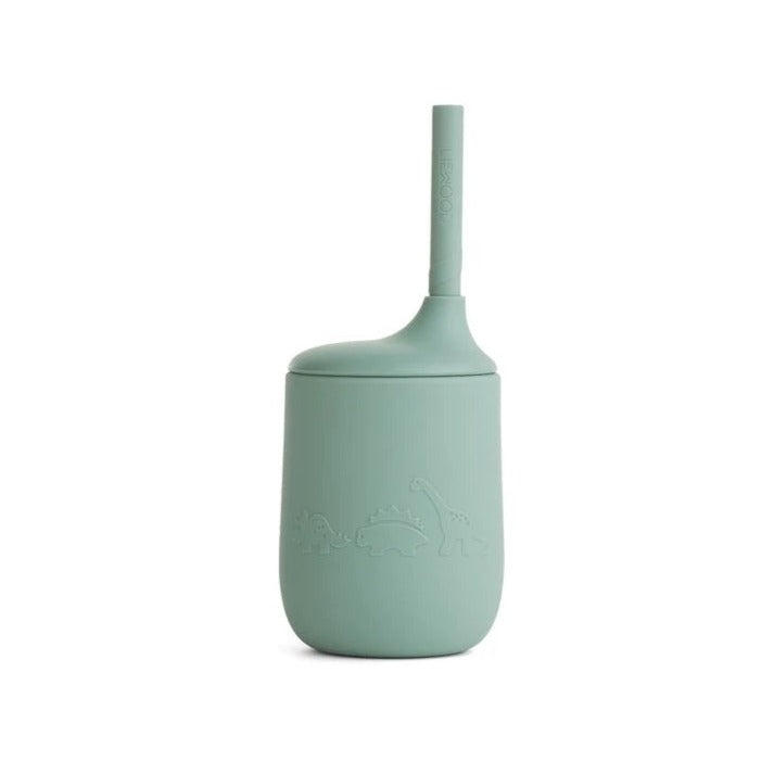 Ellis Silicone Sippy Cup Dino Peppermint