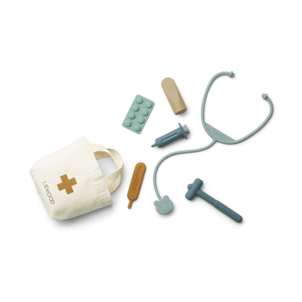 Liewood Lennart Silicone Doctor Set - Blue Multi Mix