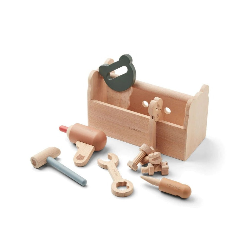 Liewood Luigi Wooden Toy Tool Set - Multi Mix